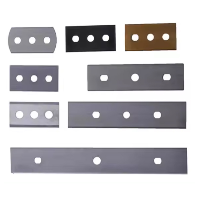 Tungsten steel alloy three-hole blade